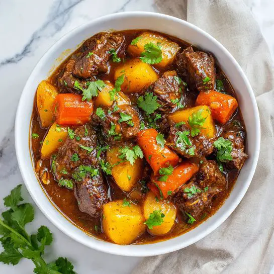 One-Pot Beef and Vegetable Curry Recipe - Recipe Image