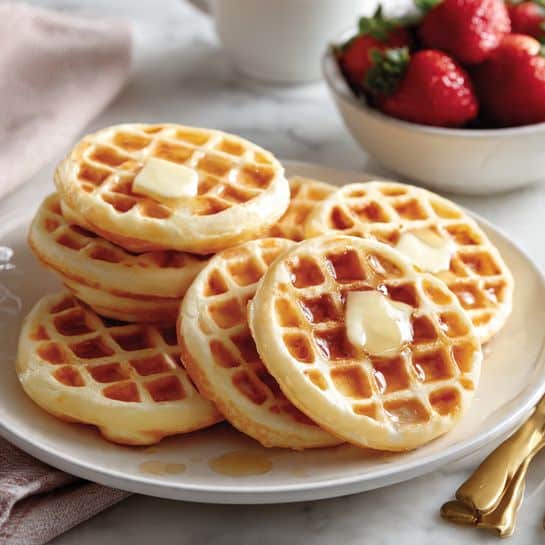 5-Minute Cinnamon Sugar Waffle Bites Recipe - Recipe Image