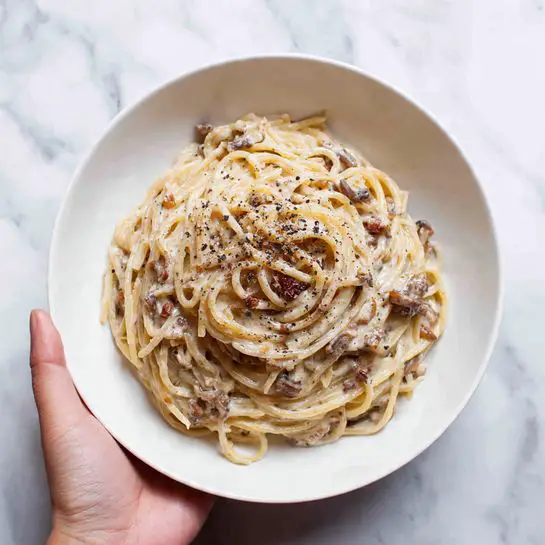 Caramelized Onion & Parmesan Pasta Recipe