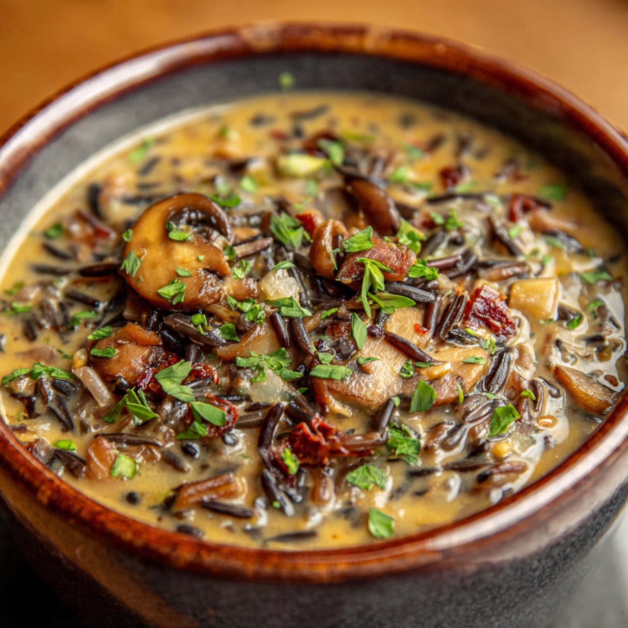 Wild Rice Mushroom Soup Recipe