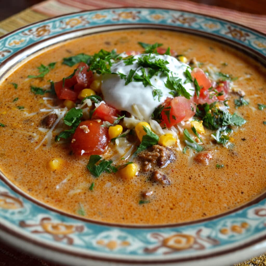 Creamy Taco Soup Recipe