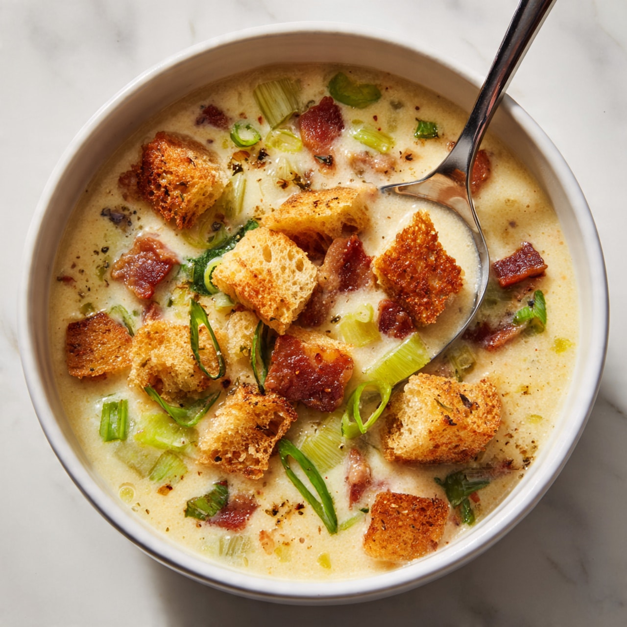 Cauliflower Potato and Leek Soup Recipe - Recipe Image