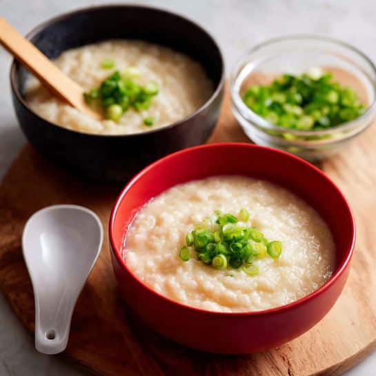 Chicken and Ginger Congee Recipe - Recipe Image