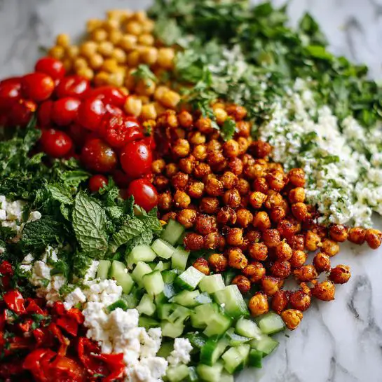 5-Minute Chickpea Chopped Salad Recipe - Recipe Image