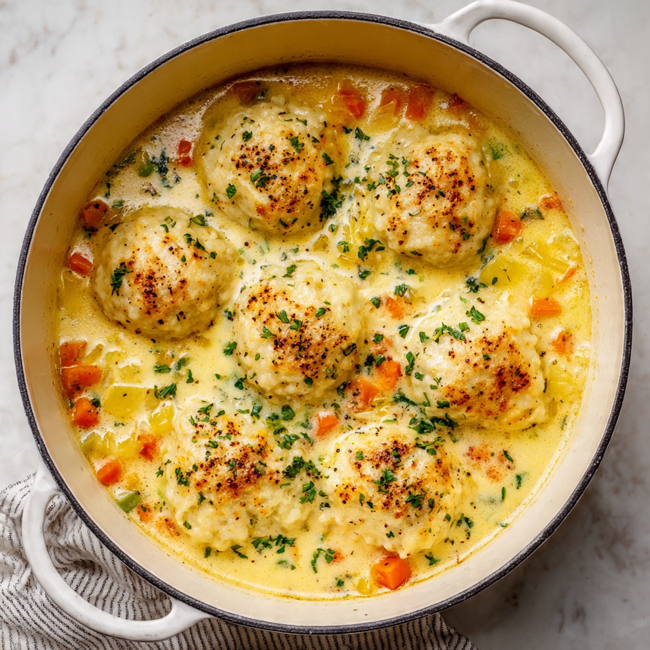 Homemade Chicken and Dumpling Soup Recipe - Recipe Image