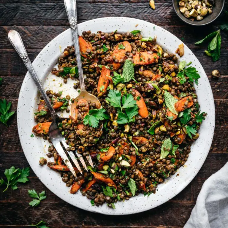 Moroccan Lentil Carrot Salad Recipe