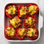 Ground Turkey Stuffed Bell Peppers Recipe