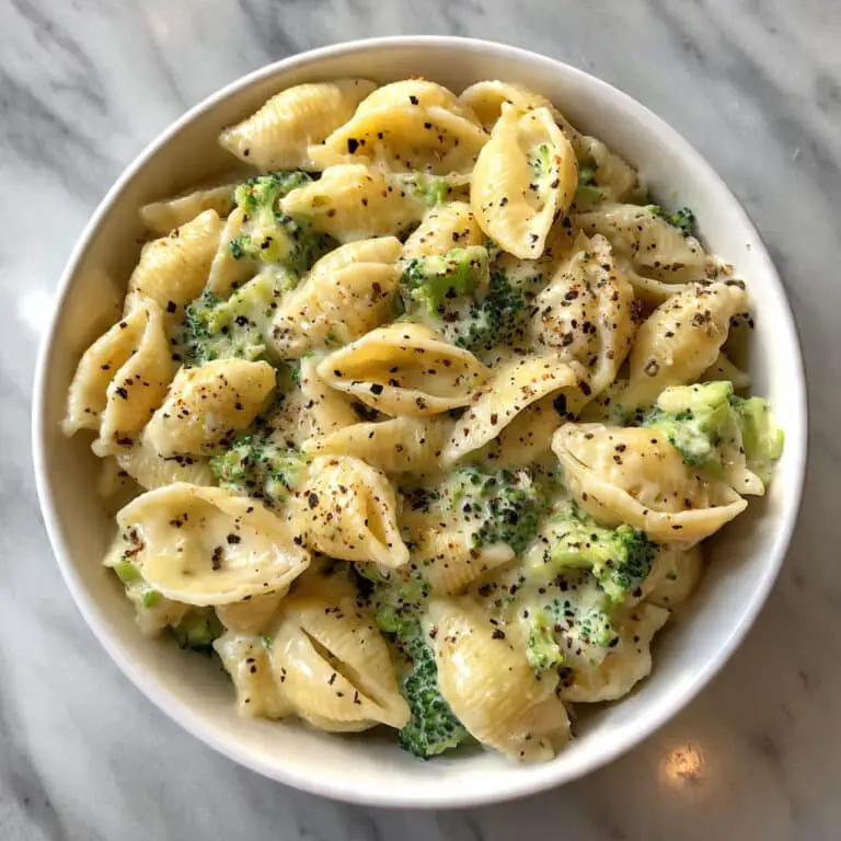 Creamy Broccoli Cheddar Pasta Recipe