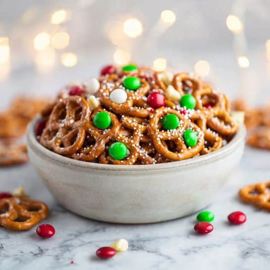 Peppermint Pretzel Crunch Mix Recipe - Recipe Image