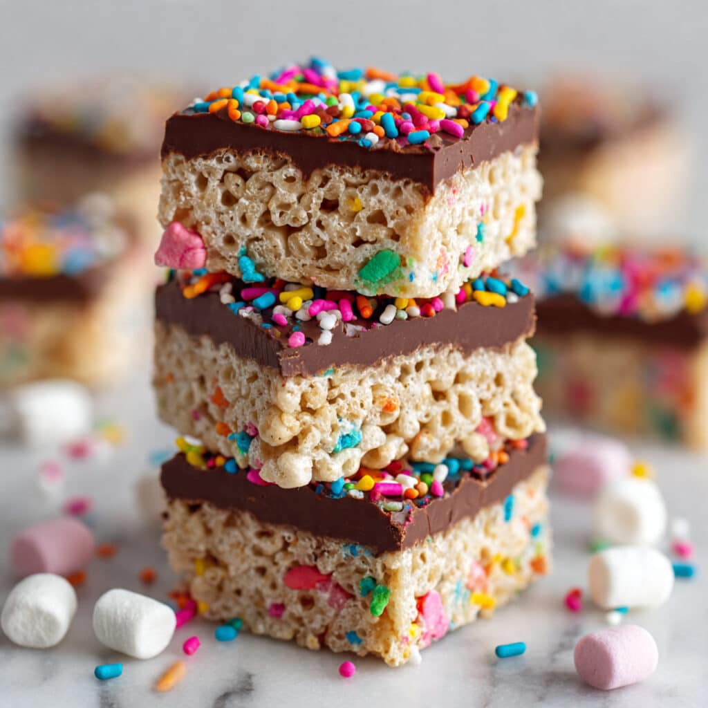 Decadent Chocolate-Covered Rice Krispie Treats Recipe