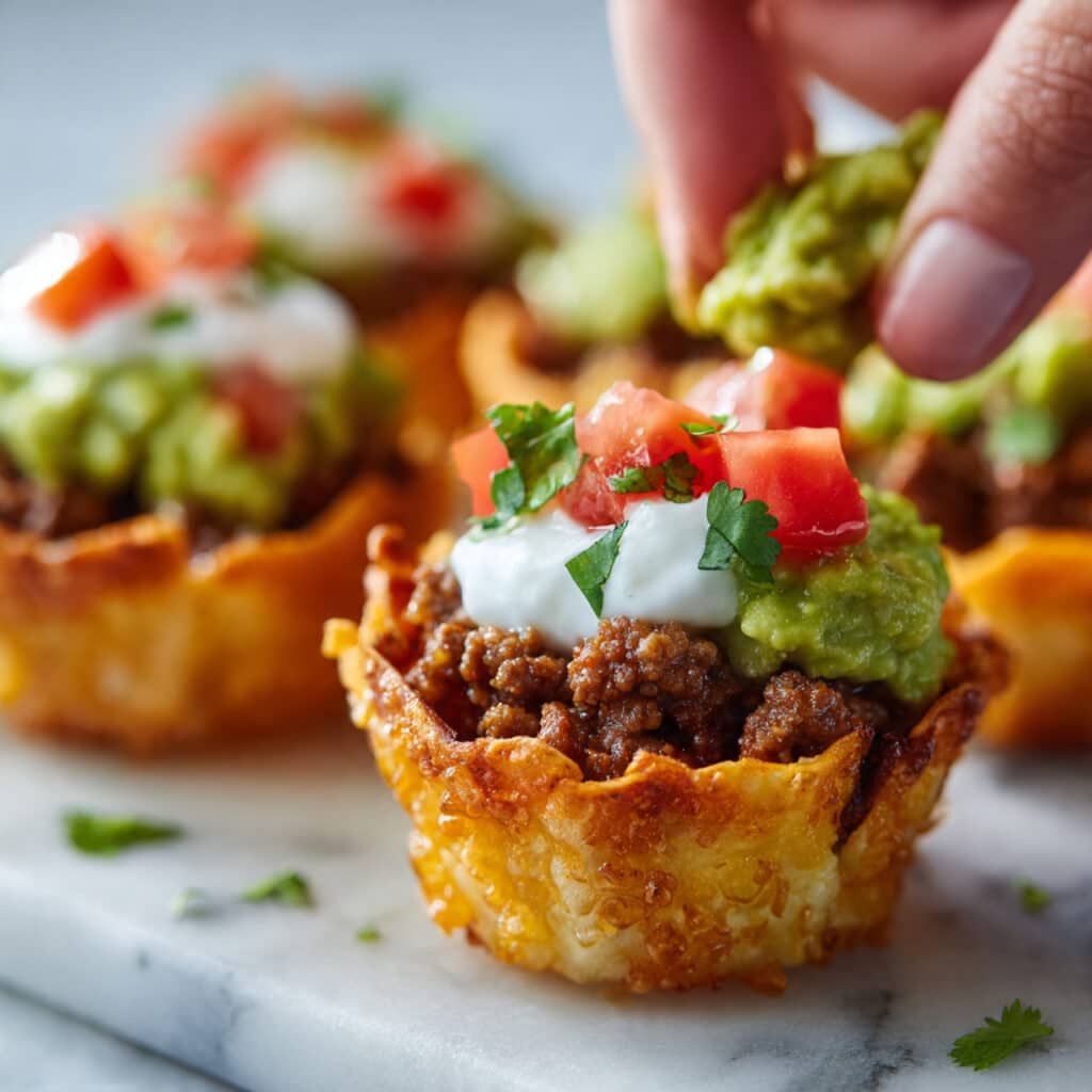 Baked Taco Cups Recipe: Easy, Crispy Mini Fiesta Bites Recipe