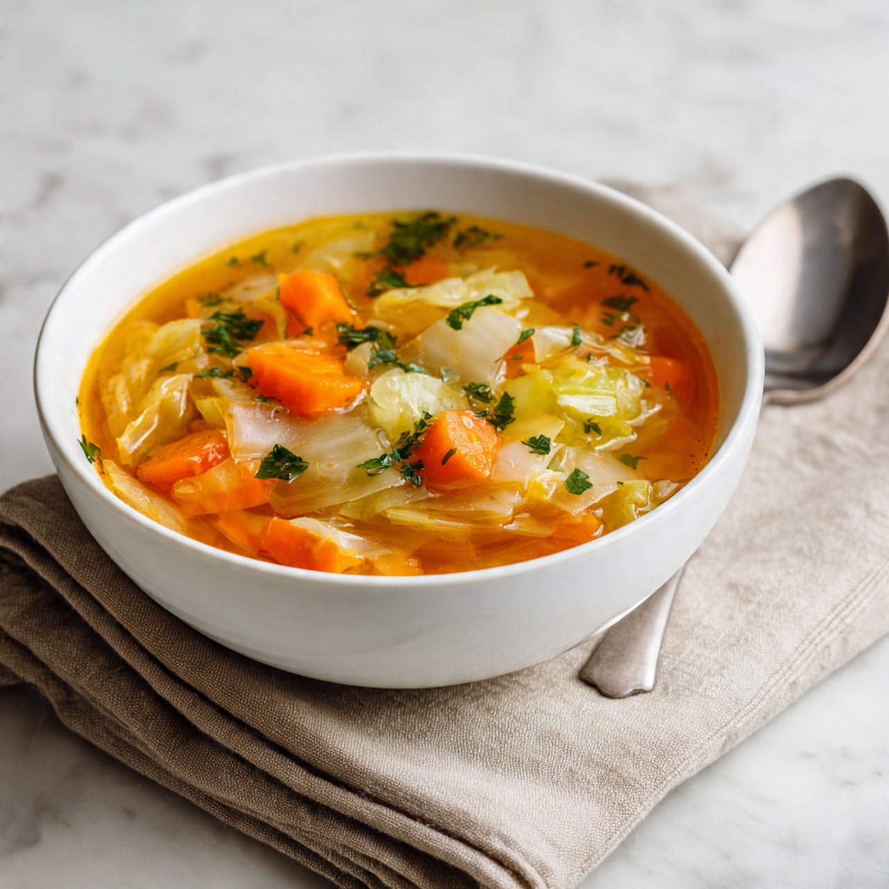 Cabbage and Carrot Soup Recipe - Recipe Image