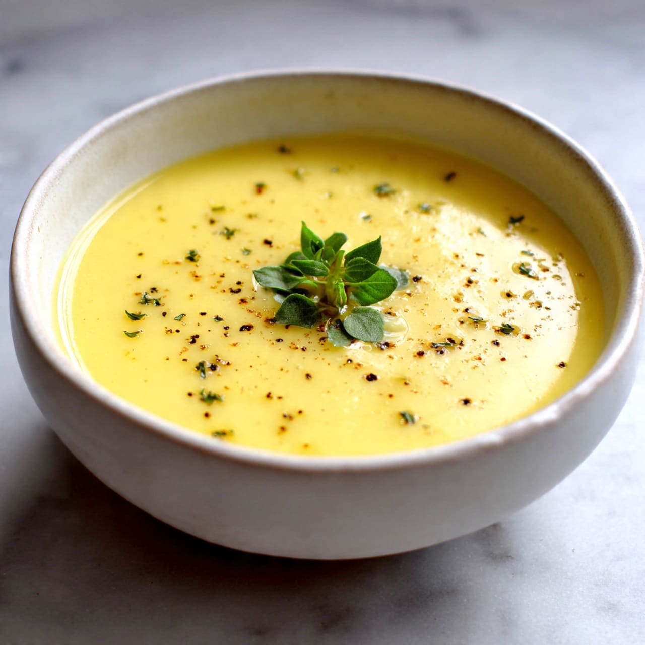 Creamy Vegan Cauliflower Soup Recipe - Recipe Image