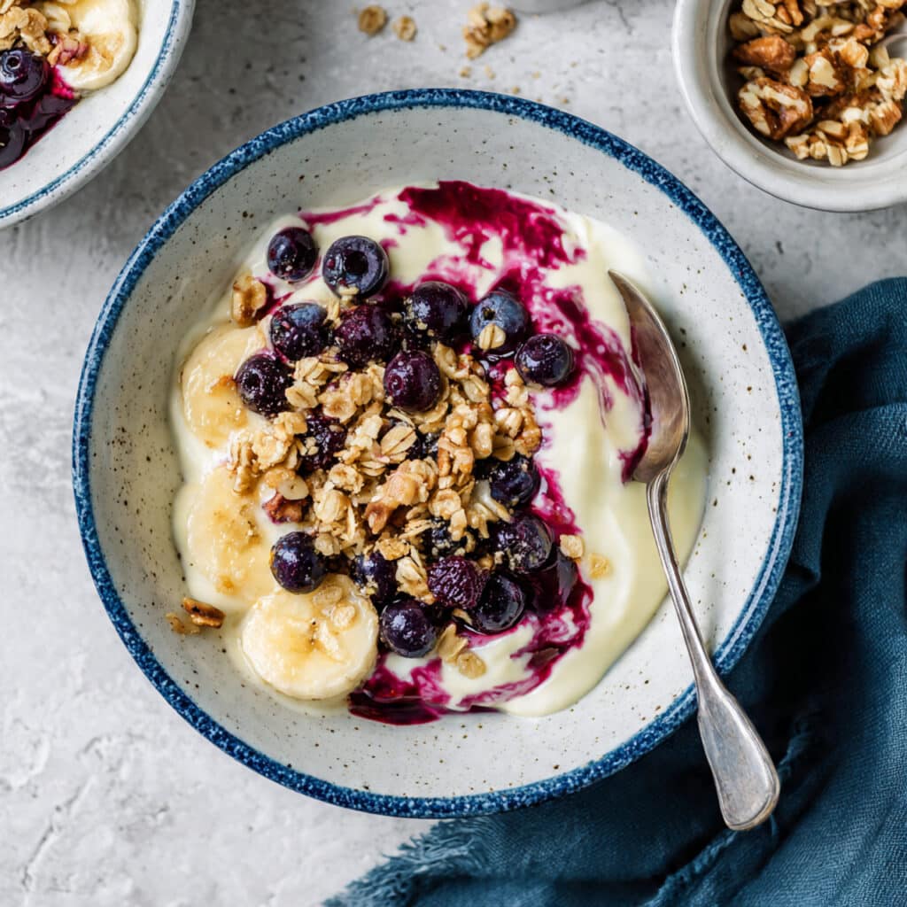 Healthy Breakfast Banana Split Recipe