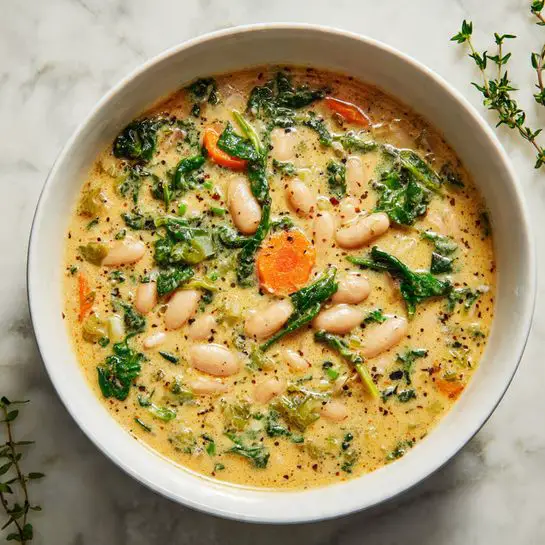 Spicy Sausage and White Bean Stew Recipe - Recipe Image