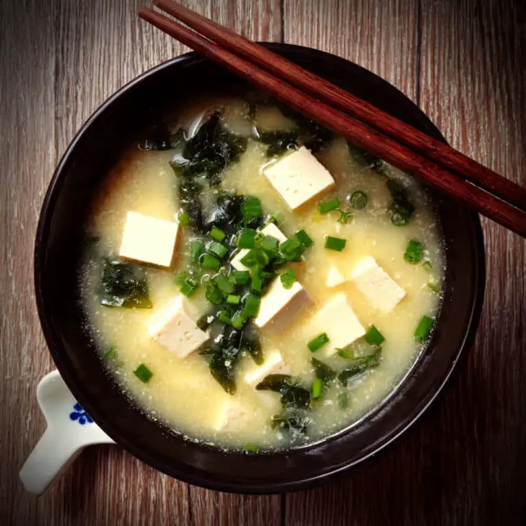 Miso Soup with Tofu and Seaweed Recipe