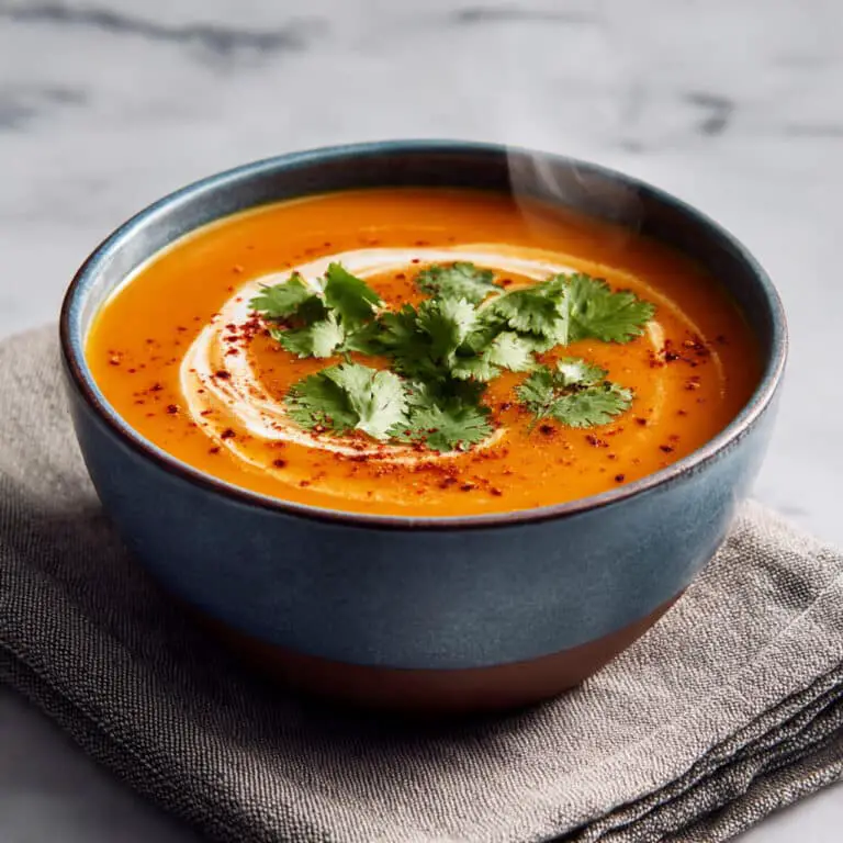 Spicy Tomato and Red Lentil Soup Recipe