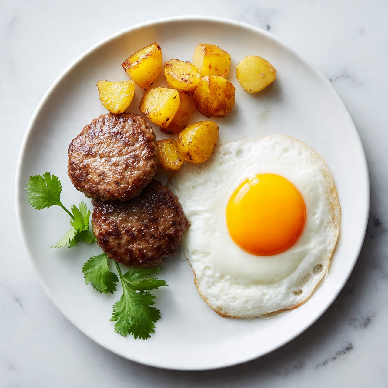 Turkey Breakfast Sausage with Eggs Recipe - Recipe Image