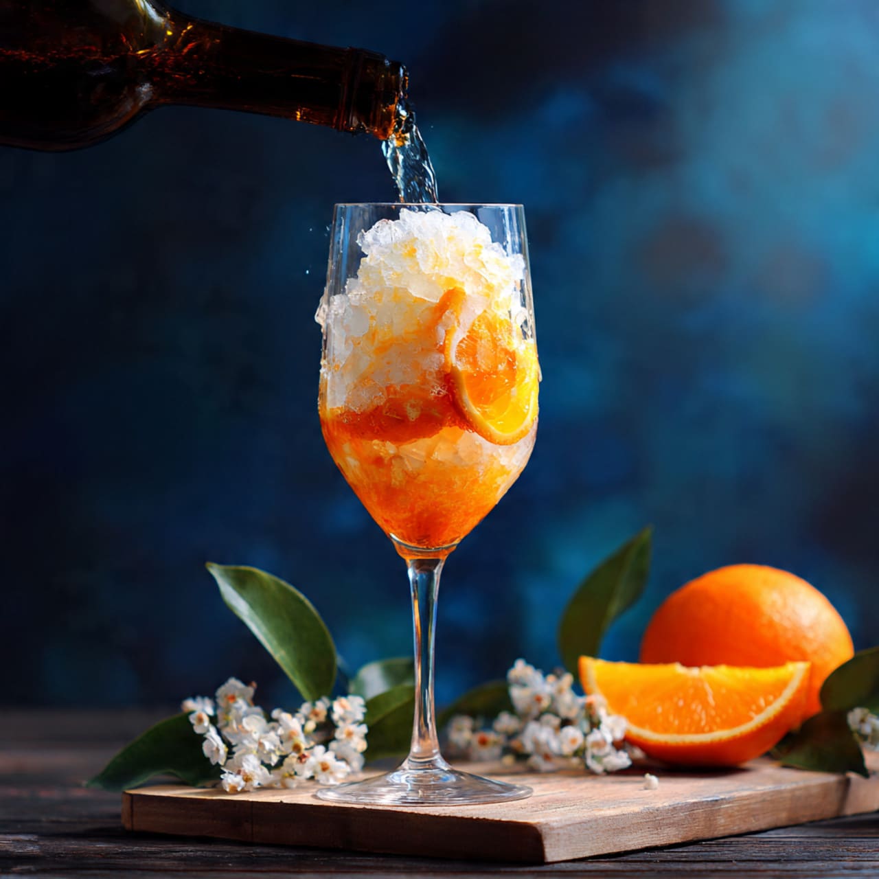 Lillet-Style Non-Alcoholic Tonic Mocktail Recipe - Recipe Image