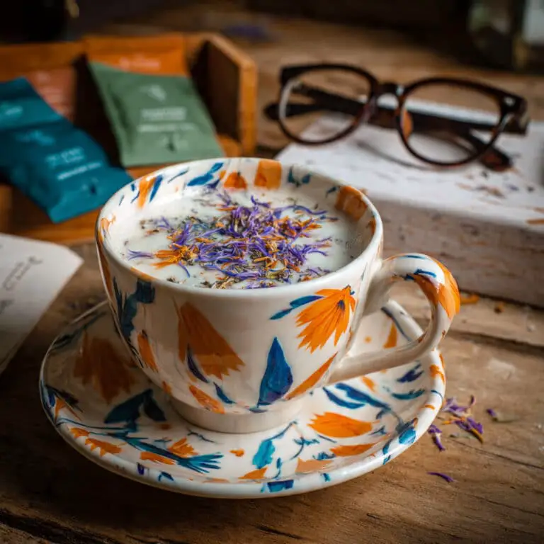 Lavender Chamomile Tea Latte Recipe