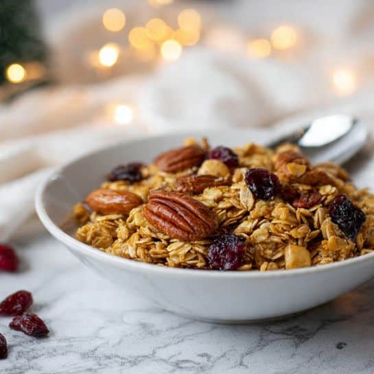 Spiced Christmas Granola Mix Recipe - Recipe Image