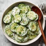 Sour Cream Cucumber Salad Recipe