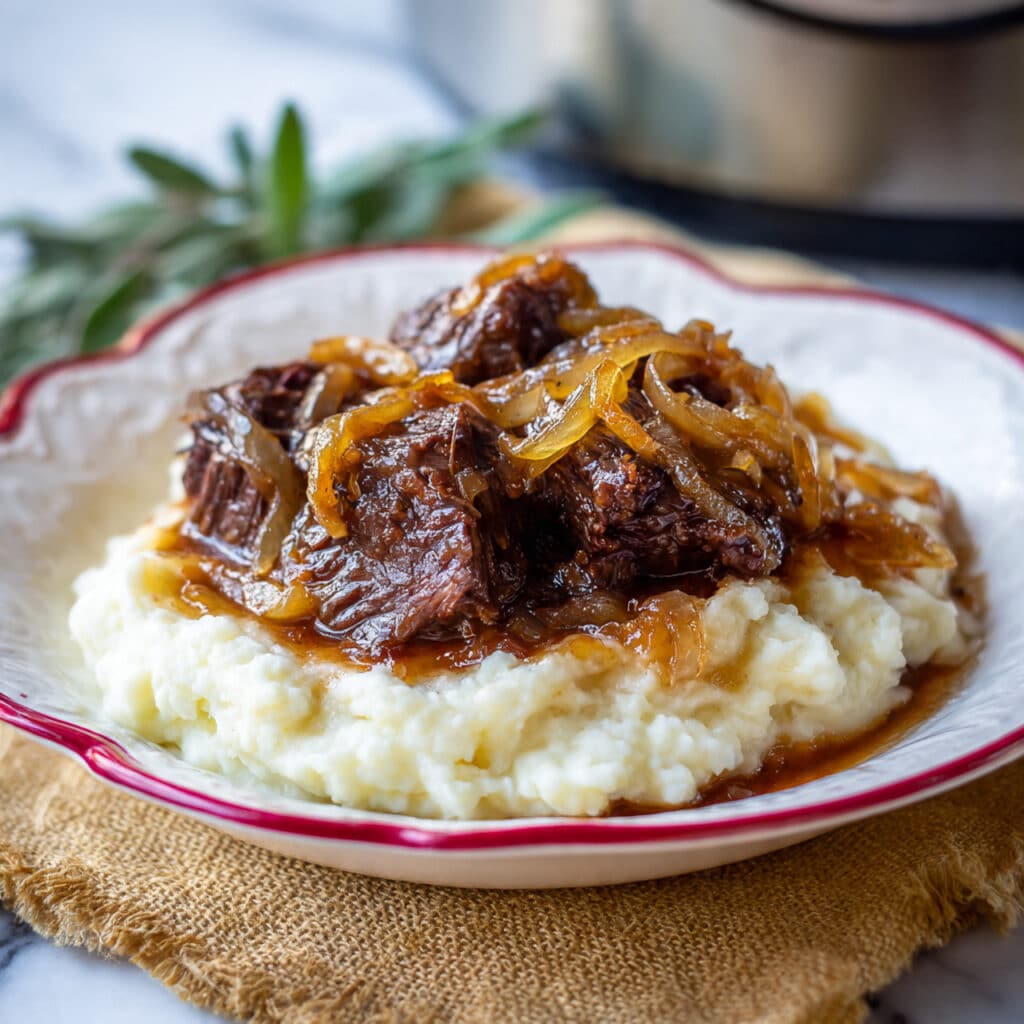 Instant Pot French Onion Pot Roast Recipe
