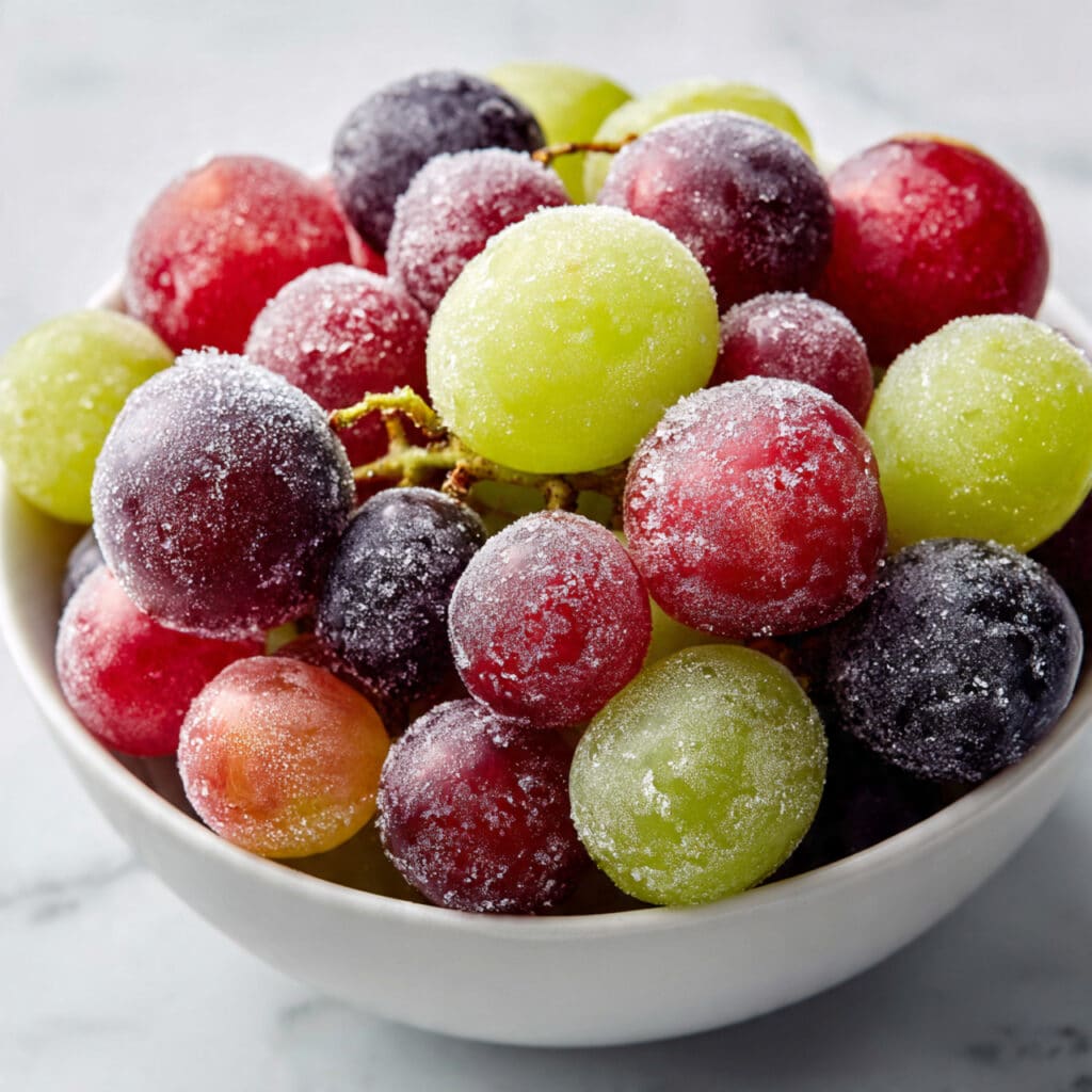 Refreshing Frozen Grapes: A Natural Icy Snack Recipe
