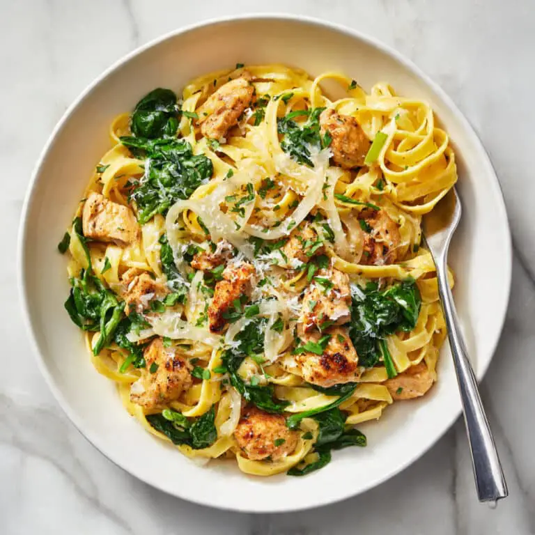 Creamy Chicken and Spinach Pasta Recipe