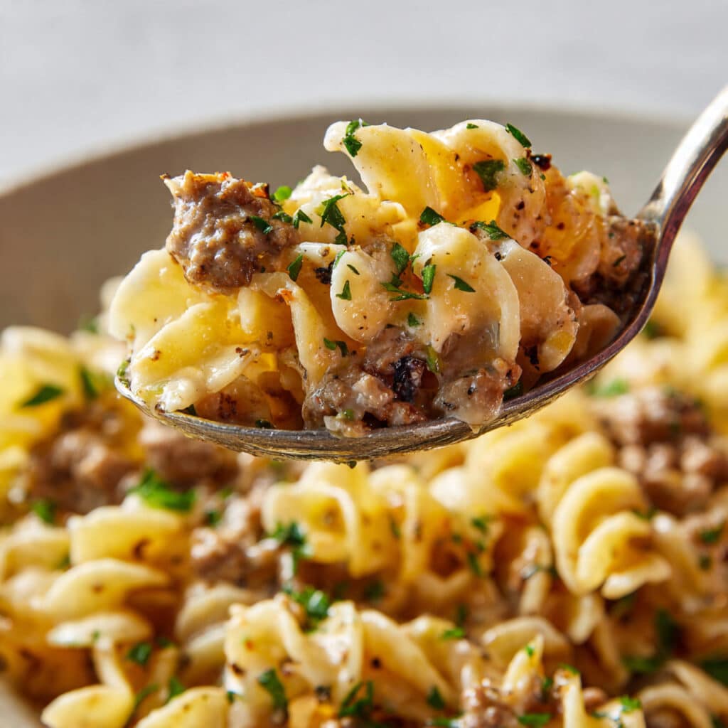 Ground Beef Stroganoff Recipe