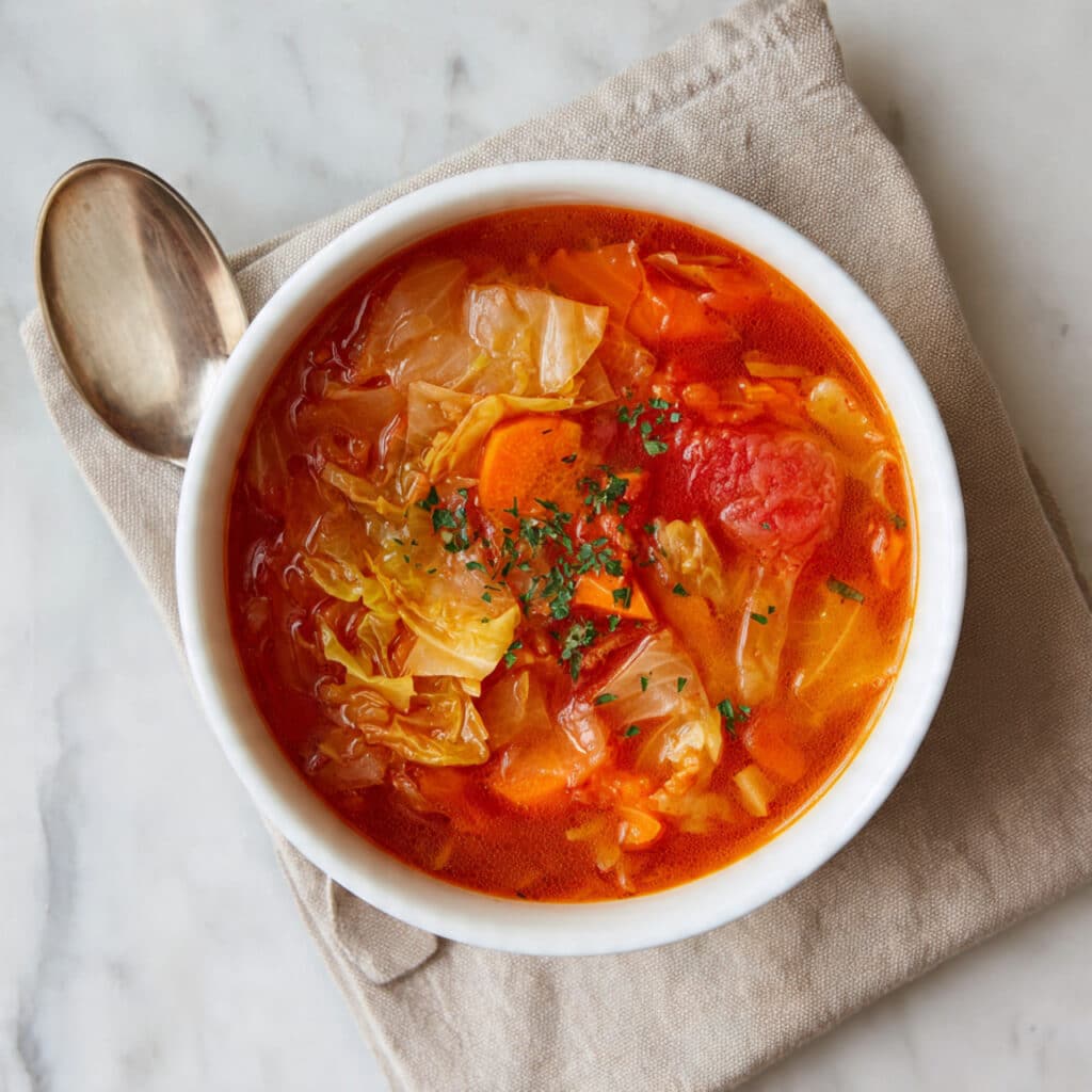 Cabbage and Carrot Soup Recipe