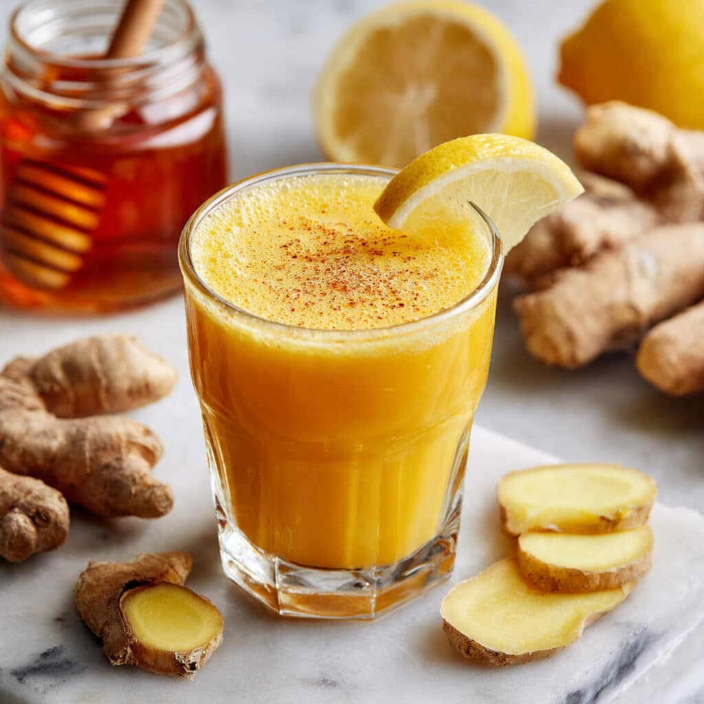 Warming Winter Tonic: Cozy Citrus-Ginger Herbal Drink Recipe
