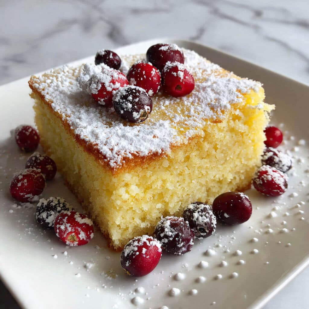 Cranberry Christmas Cake Recipe