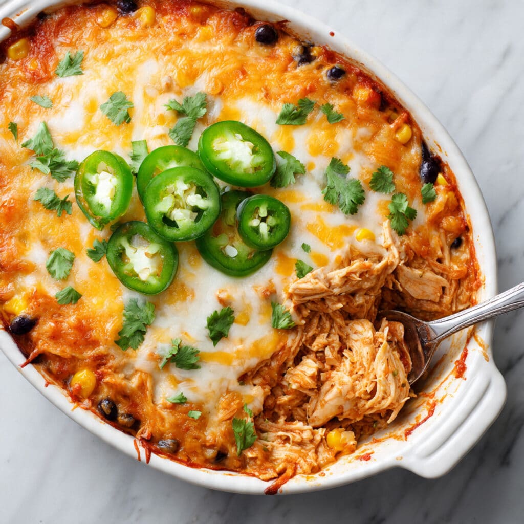 Tex-Mex Chicken and Rice Bake Recipe
