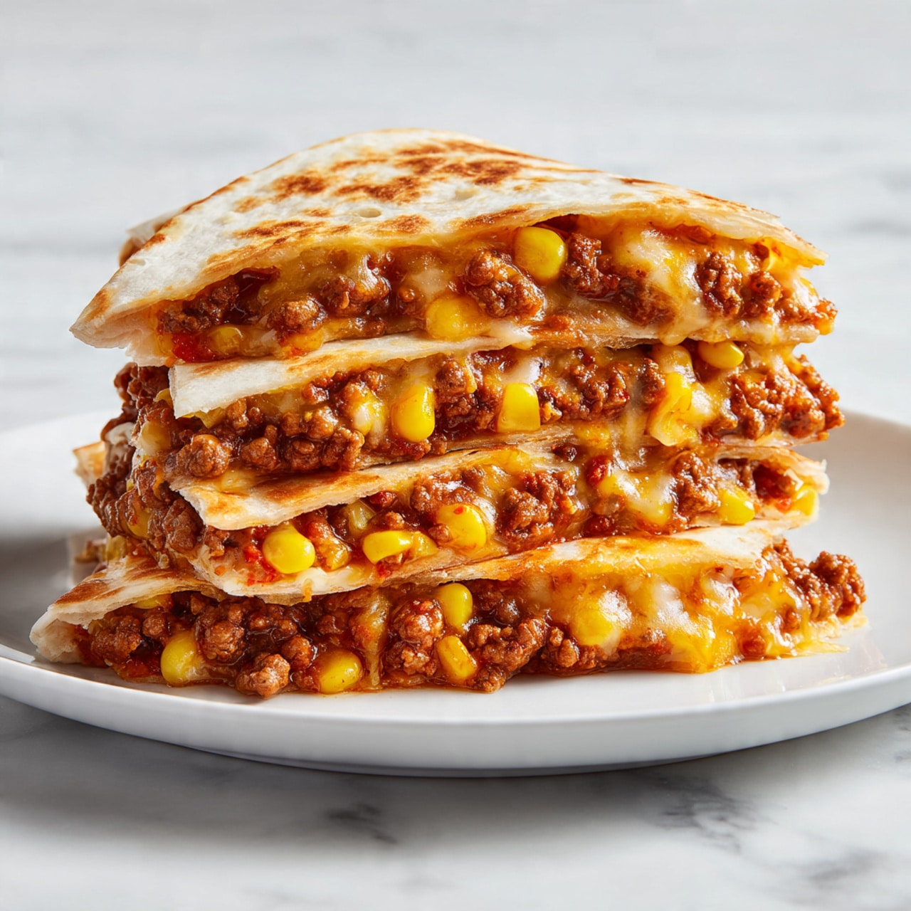 Ground Beef Quesadillas Recipe - Recipe Image