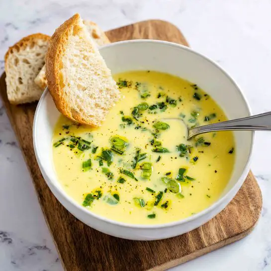 Creamy Potato Leek Soup Recipe - Recipe Image