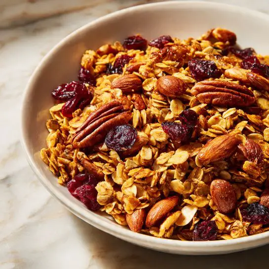 Spiced Christmas Granola Mix Recipe