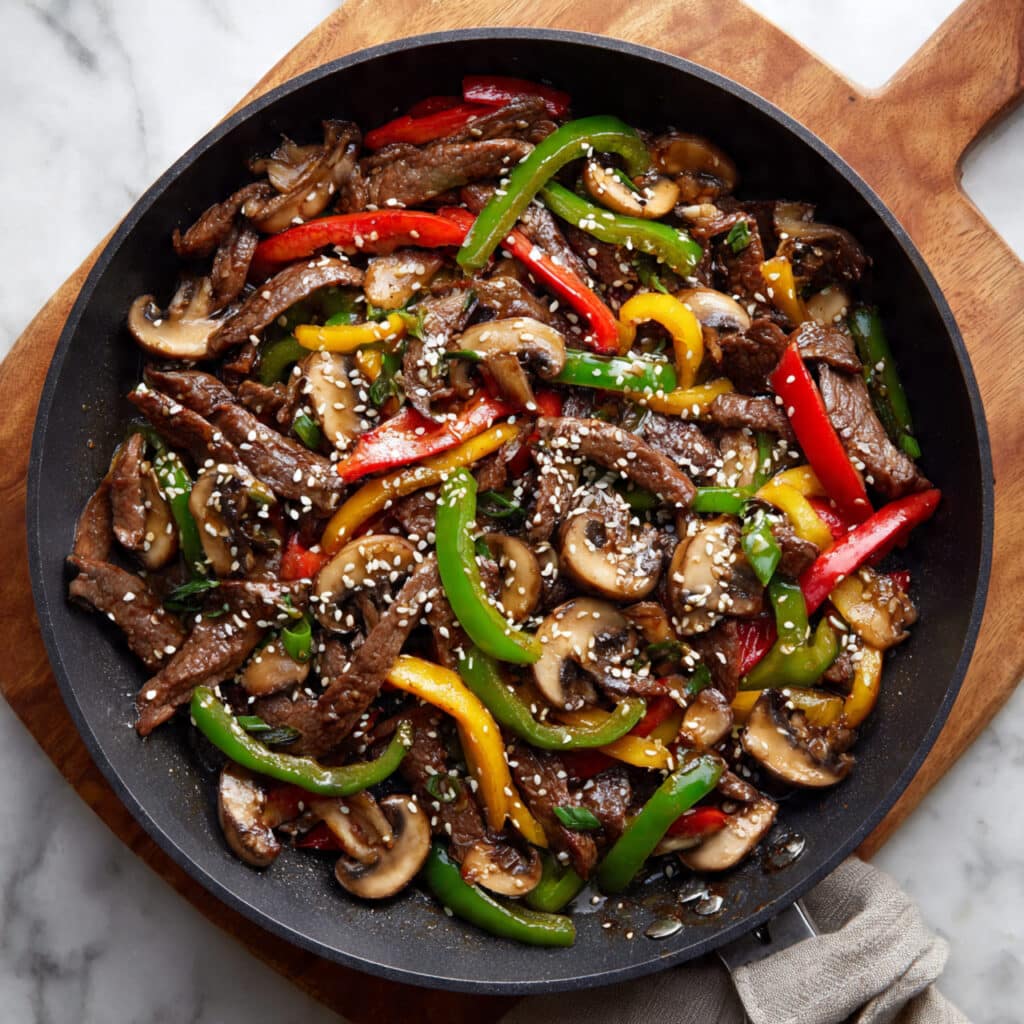 Asian-Inspired Teriyaki Steak Stir-Fry Recipe