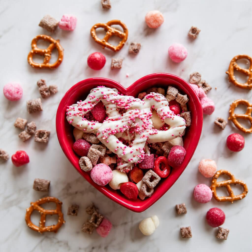 Valentine Snack Mix Cups Recipe