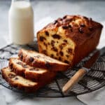 Chocolate Chip Walnut Banana Bread with Sour Cream Recipe