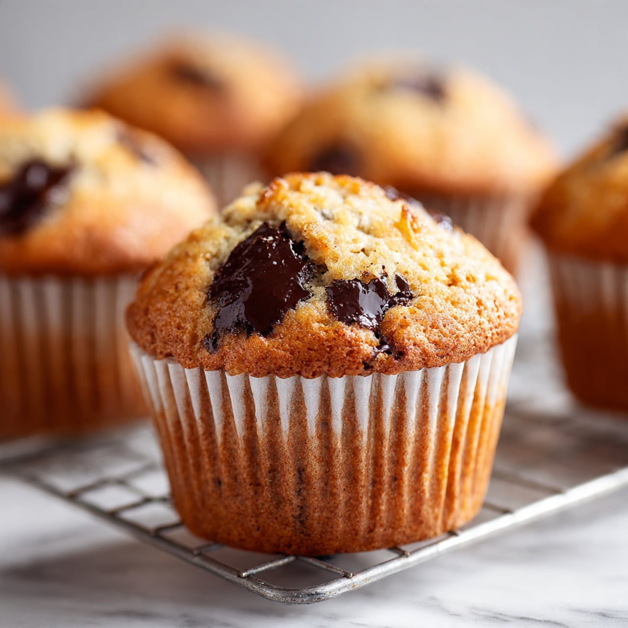 Best Pumpkin Chocolate Chip Muffins Recipe - Recipe Image