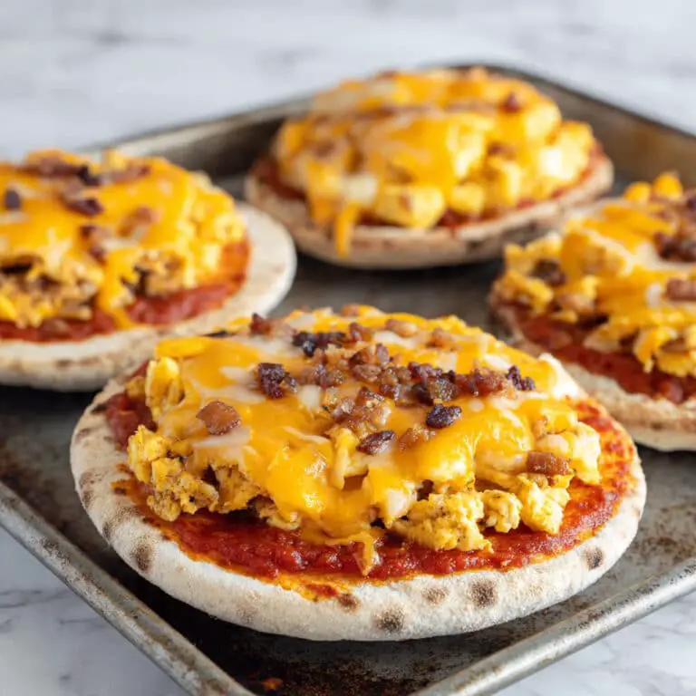 Easy English Muffins Breakfast Pizzas Recipe