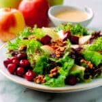 Cranberry Pear Salad with Feta and Toasted Nuts Recipe
