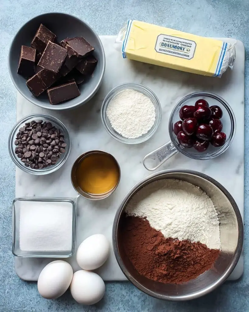 Triple Chocolate Cherry Cookies Recipe