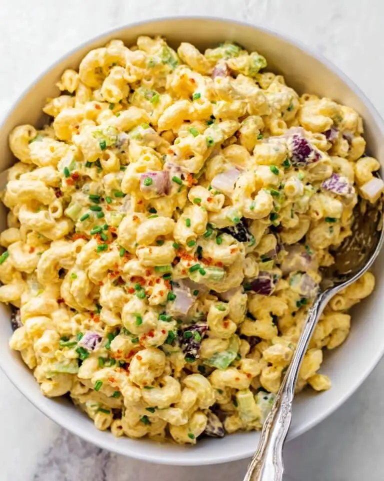 Deviled Egg Pasta Salad Recipe