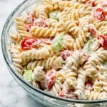 Creamy Pasta Salad with Crunchy Vegetables Recipe