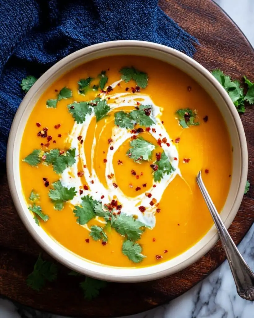 Turmeric Ginger Carrot Soup Recipe