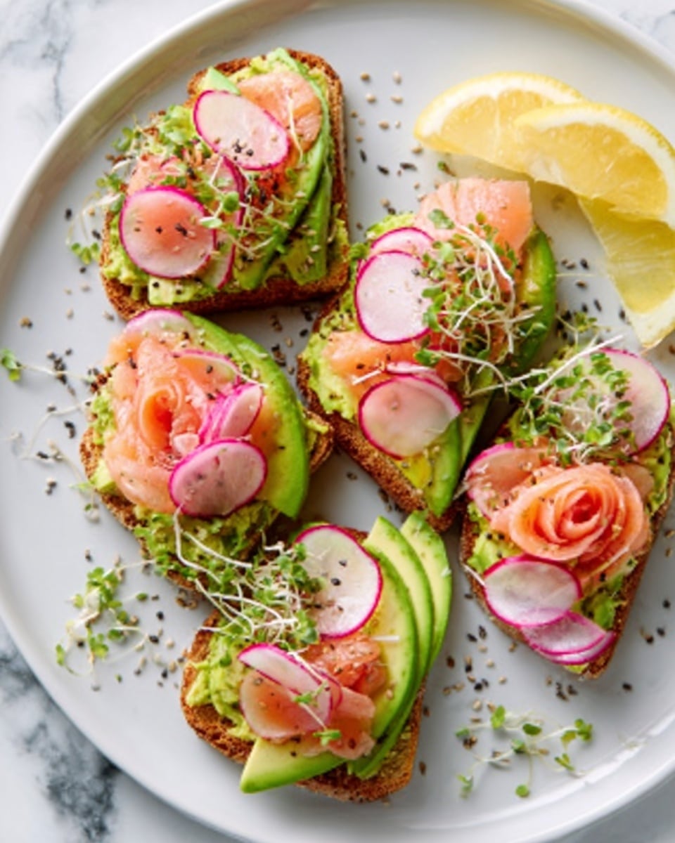 Healthy Salmon Avocado Toast Recipe