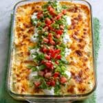 Low Carb White Chicken Enchiladas Recipe