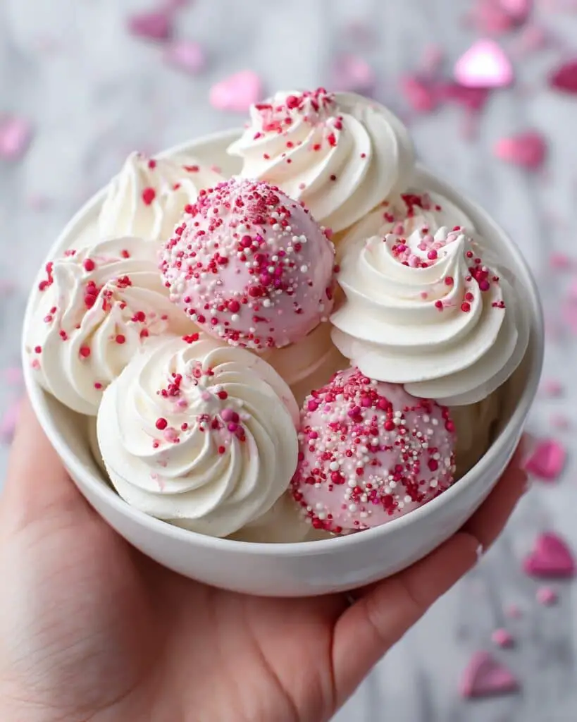 Chocolate Dipped Meringues Recipe